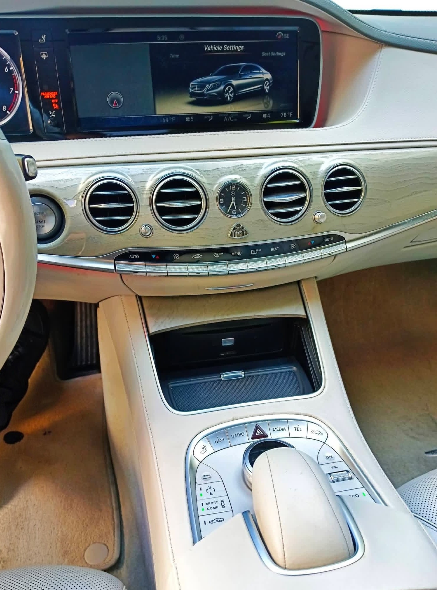مرسيدس بينز S 550 2014 جديدة — الزعيم لتجارة السيارات والعقارات — صورة 8 من 13